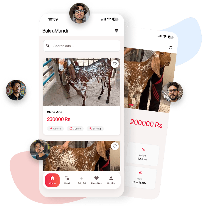BakraMandi App Mockup
